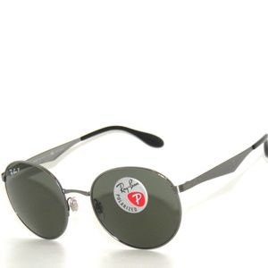 Ray Ban Sunglasses 3537 004/9A Gunmetal Green Polarized Rayban